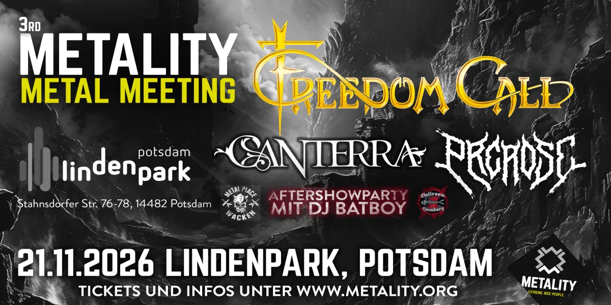3. METALITY METAL MEETING - mit Konzert %26 Aftershow